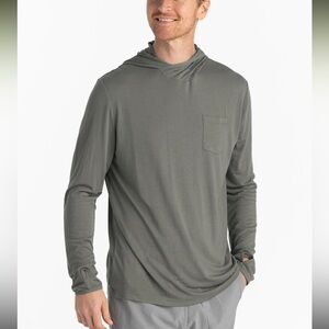 FreeFly Mens Bamboo lightweight hoodie